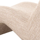 Beige Flowy Armless Accent Chair | OROA Modern Spiro | Oroatrade.com