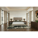 Taupe Woven King Bed | OROA Modern Rousey | Oroatrade.com