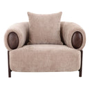 Modern Tan Accent Chair | OROA Modern Arnaud | Oroatrade.com