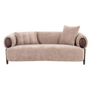 Modern Tan Loveseat | OROA Modern Arnaud | Oroatrade.com