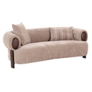 Modern Tan Loveseat | OROA Modern Arnaud | Oroatrade.com