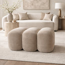 Taupe Fabric Ottoman | OROA Modern Archie | Oroatrade.com