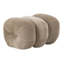 Taupe Fabric Ottoman | OROA Modern Archie | Oroatrade.com