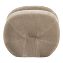 Taupe Fabric Ottoman | OROA Modern Archie | Oroatrade.com