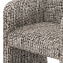 Beige/Black Varigated Dining Chair | OROA Modern Oldford | Oroatrade.com
