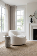 Round Upholstered Accent Chair | OROA Modern Frontier | Oroatrade.com