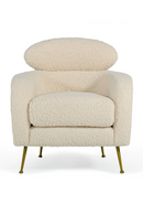 White Fur Lounge Chair | OROA Modern Altura