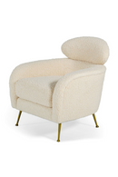 White Fur Lounge Chair | OROA Modern Altura | Oroatrade.com