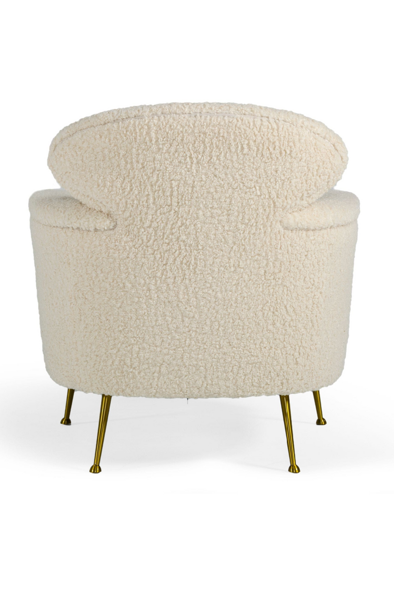 White Fur Lounge Chair | OROA Modern Altura | Oroatrade.com