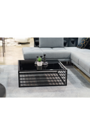 Square Black Glass Coffee Table | OROA Modern Malvo | Oroatrade.com