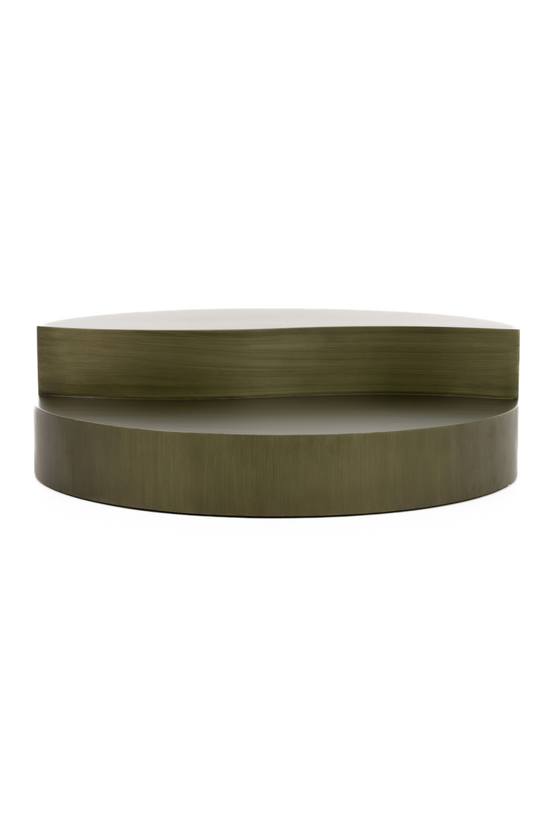 Gray Brass Tiered Coffee Table | OROA Modern Avocet | Oroatrade.com
