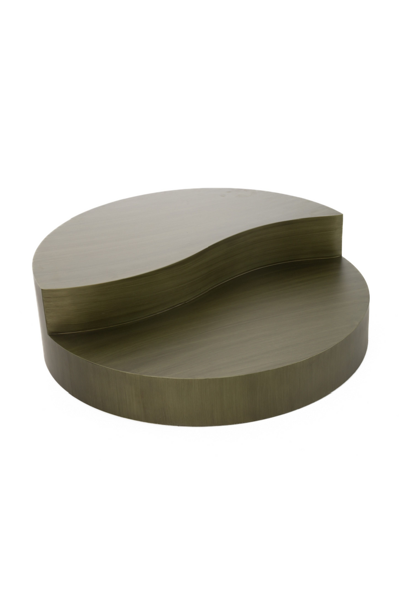 Gray Brass Tiered Coffee Table | OROA Modern Avocet | Oroatrade.com