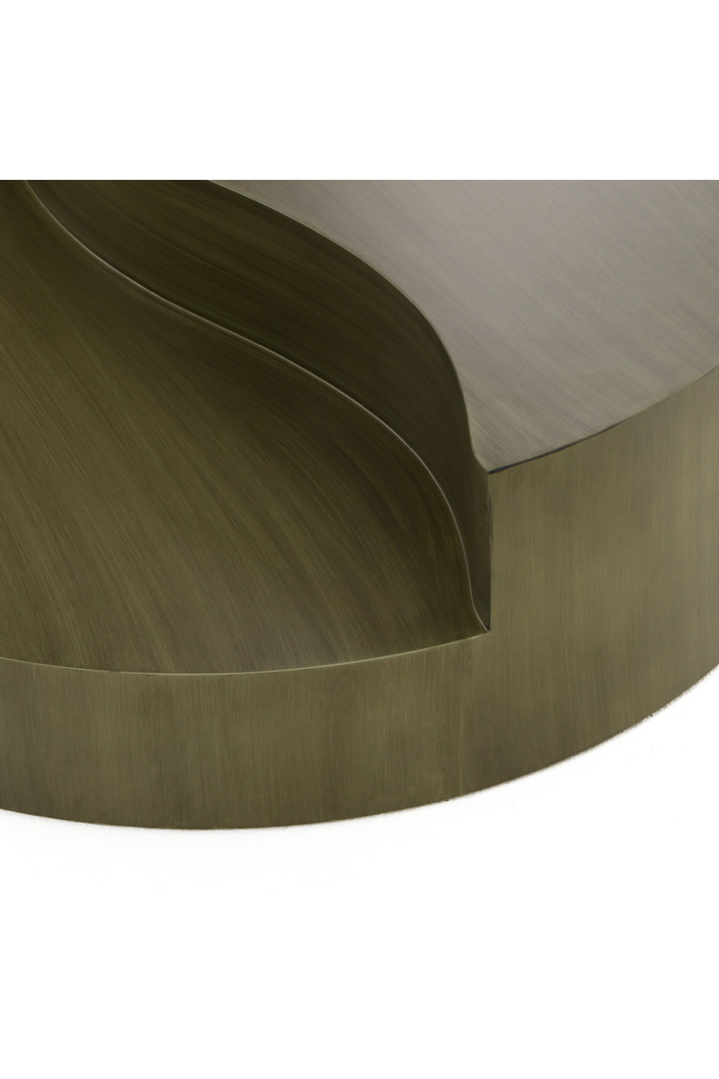 Gray Brass Tiered Coffee Table | OROA Modern Avocet | Oroatrade.com