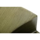 Gray Brass Tiered End Table | OROA Modern Avocet