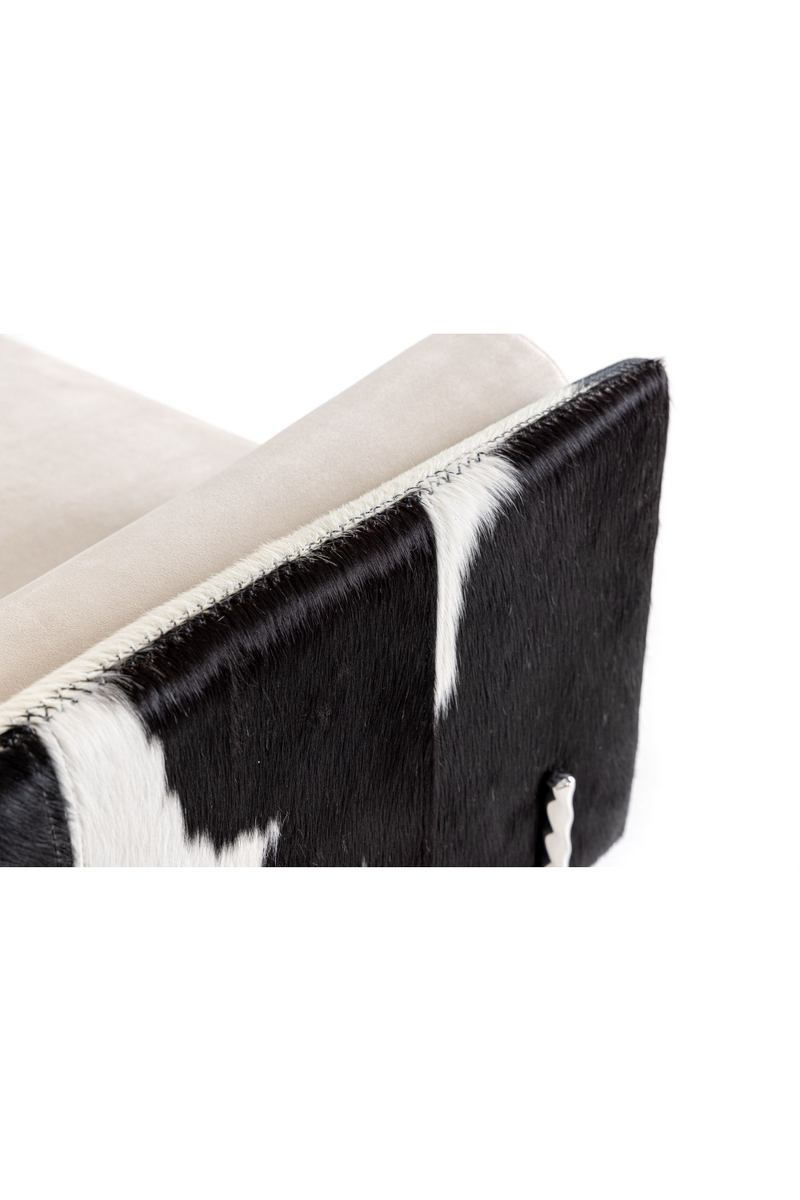 Gray Cowhide Sofa | OROA Modern Pueblo | Oroatrade.com