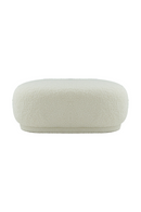 White Sherpa Ottoman | OROA Modern Kael | Oroatrade.com