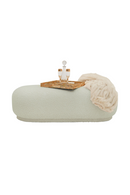 White Sherpa Ottoman | OROA Modern Kael | Oroatrade.com
