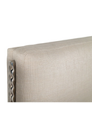 Cream Woven Fabric Bed | OROA Modern Bergeron | Oroatrade.com