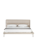 Cream Woven Fabric Bed | OROA Modern Bergeron | Oroatrade.com
