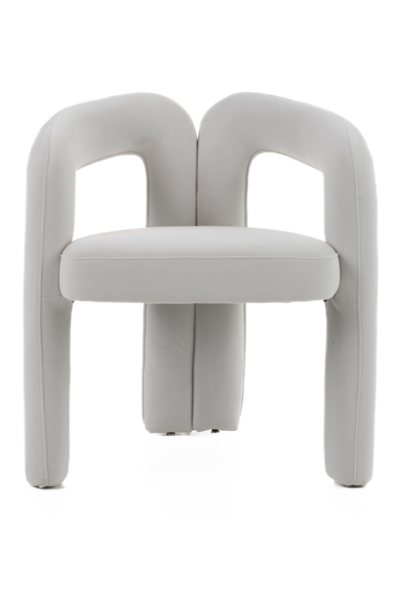 White Velvet Dining Chair | OROA Modern Ellen | Oroatrade.com