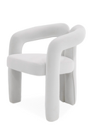 White Velvet Dining Chair | OROA Modern Ellen | Oroatrade.com