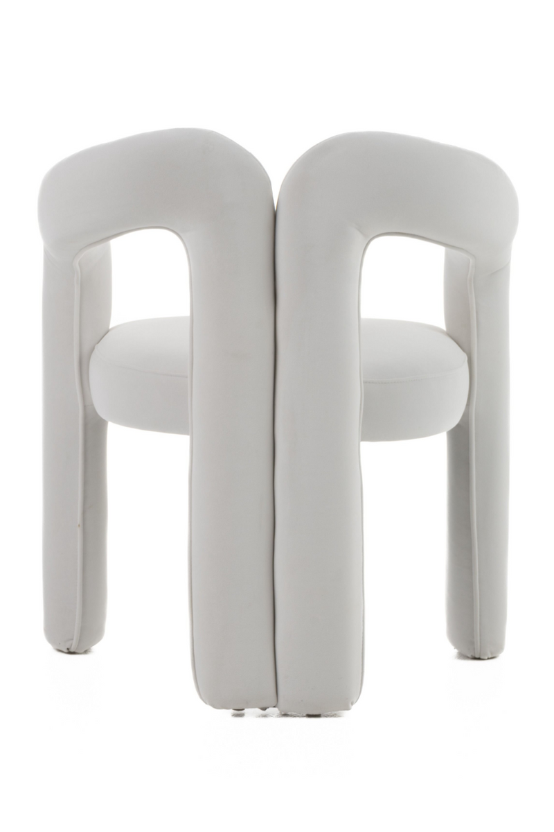 White Velvet Dining Chair | OROA Modern Ellen | Oroatrade.com
