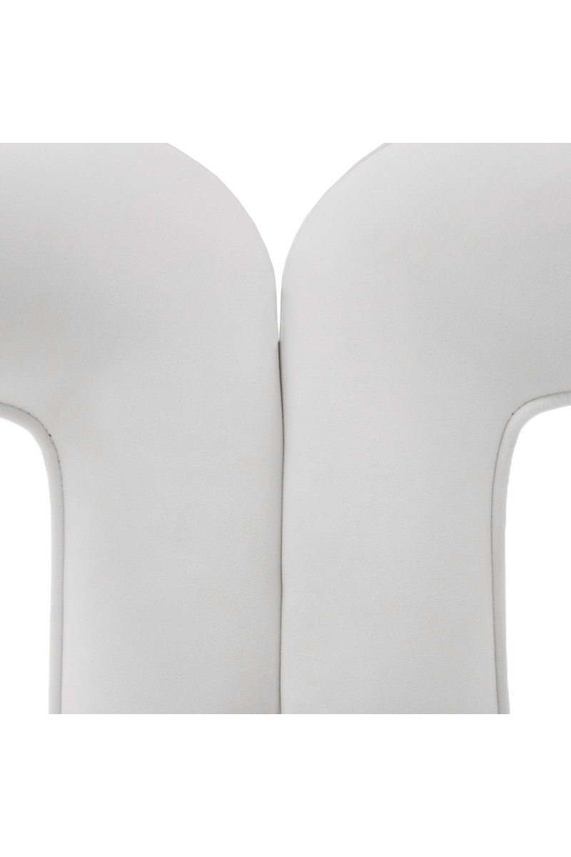 White Velvet Dining Chair | OROA Modern Ellen | Oroatrade.com