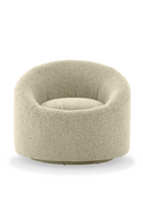 Round Upholstered Accent Chair | OROA Modern Frontier