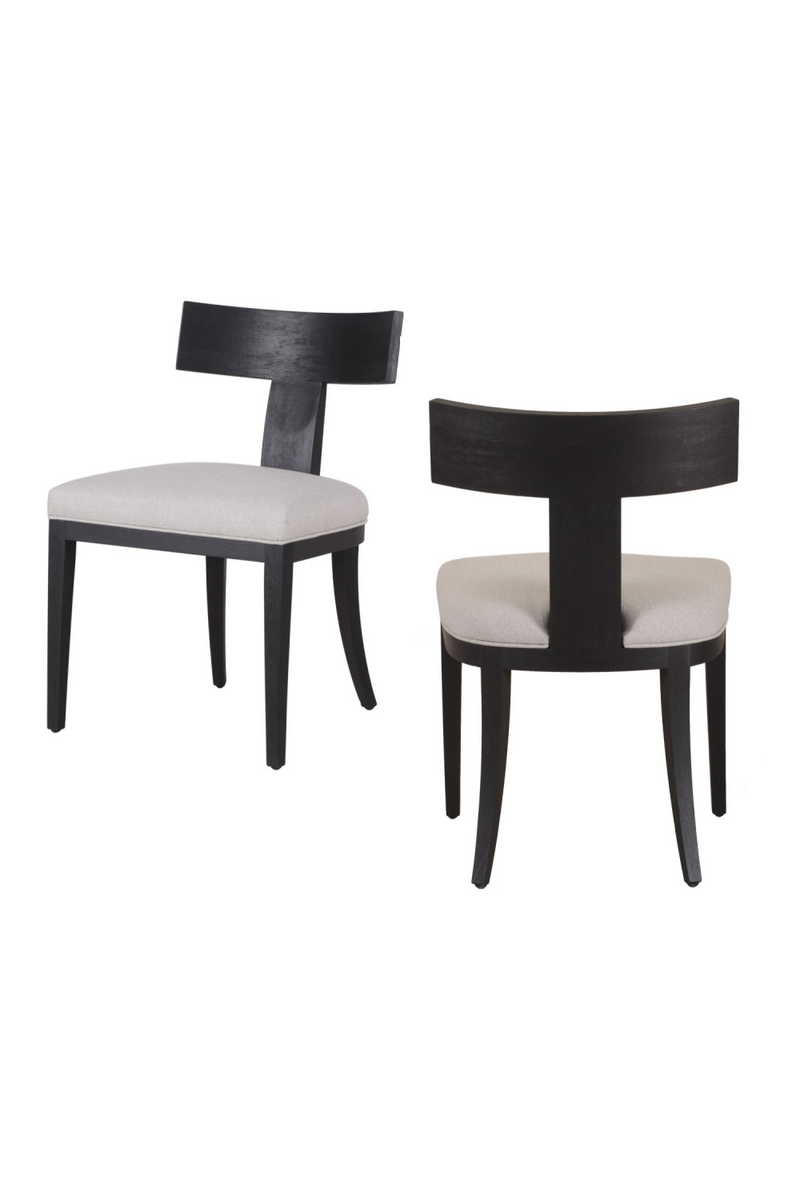 Black Walnut Dining Chairs (2) | OROA Modern Fabien | Oroatrade.com
