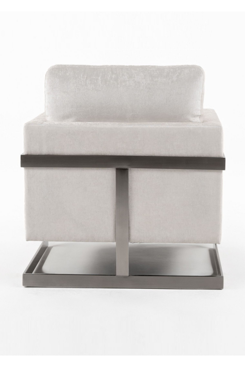 Metal Framed Square Accent Chair | OROA Modern Prince | Oroatrade.com