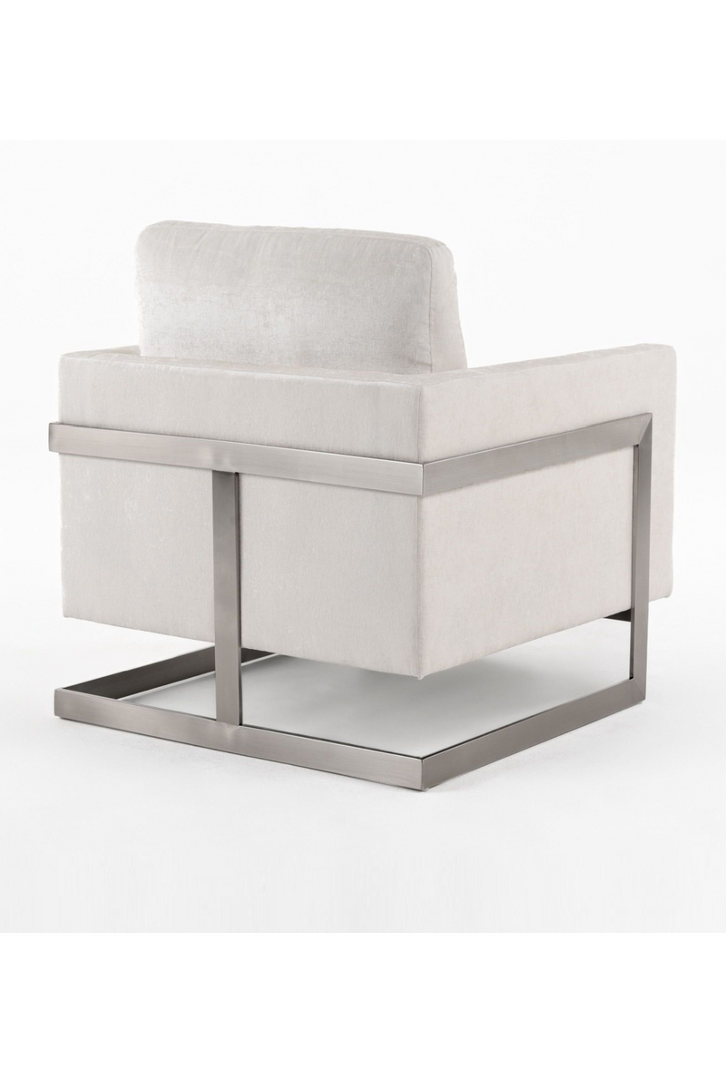 Metal Framed Square Accent Chair | OROA Modern Prince | Oroatrade.com