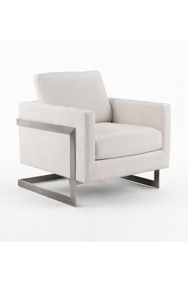 Metal Framed Square Accent Chair | OROA Modern Prince | Oroatrade.com