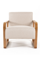 Beige Linen Accent Chair | OROA Modern Sada | Oroatrade.com
