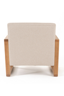 Beige Linen Accent Chair | OROA Modern Sada | Oroatrade.com