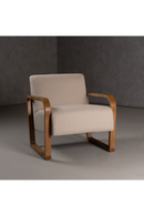 Beige Linen Accent Chair | OROA Modern Sada | Oroatrade.com