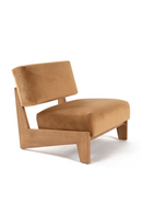Wood Framed Velvet Lounge Chair | OROA Modern Tucker | Oroatrade.com