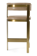 Brown Leather Counter Chair | OROA Modern Boswell | Oroatrade.com