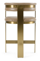 Brown Leather Counter Chair | OROA Modern Boswell | Oroatrade.com