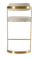 Gold Framed Cantilevered Counter Stool | OROA Modern Shandra | Oroatrade.com