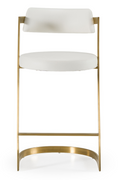 Gold Framed Cantilevered Counter Stool | OROA Modern Shandra | Oroatrade.com