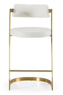 Gold Framed Cantilevered Counter Stool | OROA Modern Shandra | Oroatrade.com