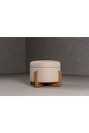 Beige Linen Storage Ottoman | OROA Modern Sada | Oroatrade.com