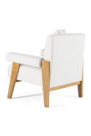 White Fabric Accent Chair | OROA Modern Cynthia | Oroatrade.com