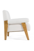White Fabric Accent Chair | OROA Modern Cynthia | Oroatrade.com