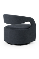 Dark Split-Back Swivel Chair | OROA Modern Dowsett | Oroatrade.com