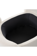 Cream Oval Storage Ottoman | OROA Modern Erin | Oroatrade.com