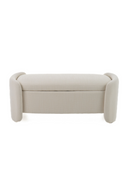 Cream Storage Ottoman Bench | OROA Modern Erin | Oroatrade.com
