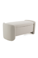 Cream Storage Ottoman Bench | OROA Modern Erin | Oroatrade.com