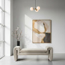 Cream Storage Ottoman Bench | OROA Modern Erin | Oroatrade.com