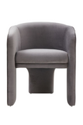 Three-Legged Velvet Accent Chair | OROA Modern Kyle | Oroatrade.com